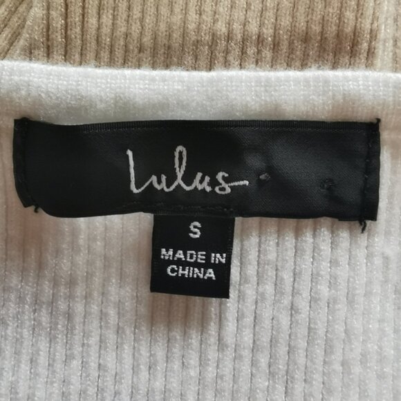 Lulus Fabulous Favourite Ribbed Cutout Sleeveless Midi Sweater Dress - Sz S - Picture 8 of 10